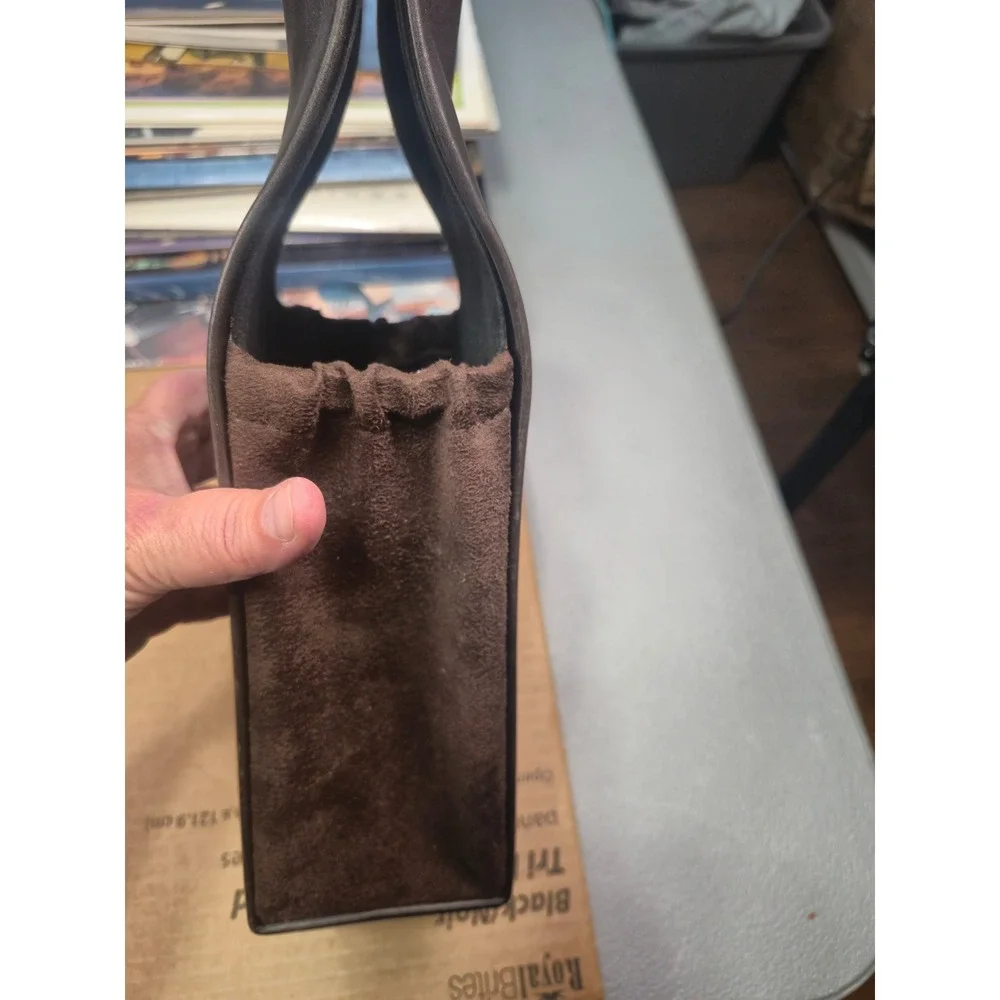The Macallan 12 Year Single Malt Scotch Whisky Leather Suede Bottle Gift Bag
